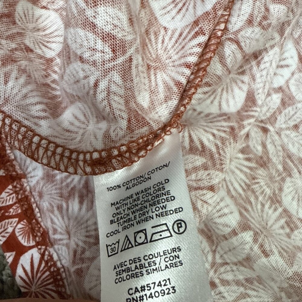 Loft Blouse Red White Floral Sleeveless Women’s Size XS NWT - Picture 8 of 11
